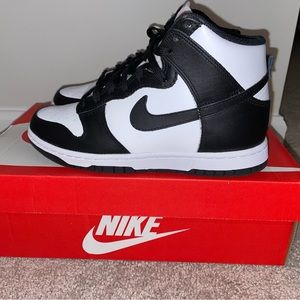 Panda high top dunks